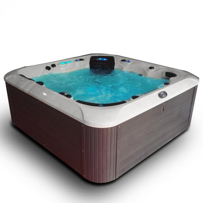 Torbellino al aire libre redondo de la bañera de la tina caliente del balneario del masaje del nuevo diseño para 4-5 personas 0