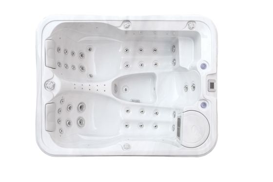 E-372D Masaje con hidromasaje acrílico Spa al aire libre bañera Balboa Spa de natación para 3 personas