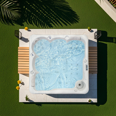 Acrílico para 5 personas Baño al aire libre Spa piscina jardín relajación masaje jacuzzi bañeras de hidromasaje