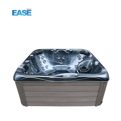 E-160S Dubai Hidro Masaje Spa bañeras Jacuzzi Baño caliente de mármol blanco