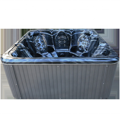 bañera de hidromasaje inteligente independiente para 5 personas con chorros de alto flujo / WiFi / altavoces Bluetooth y sistema Balboa