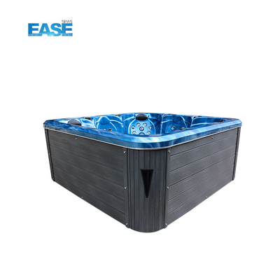 Baño caliente de masaje al aire libre Blanco Spa 124Pcs Total Jets 1 Sillón reclinable