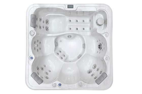 Jacuzzi Spa de baño al aire libre Masaje acrílico bañera de auto-limpieza Piscinas de spa para 6 personas