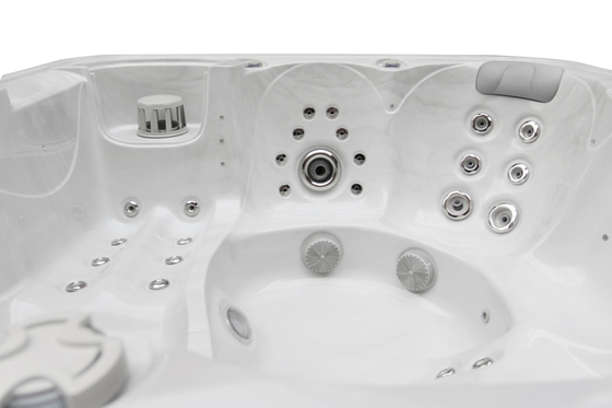 Jacuzzi Spa de baño al aire libre Masaje acrílico bañera de auto-limpieza Piscinas de spa para 6 personas
