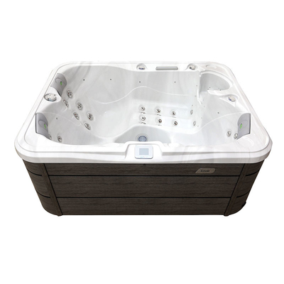 Hidroterapia con acrílico Baño caliente de masaje con hidromasaje para 4 personas para relajación al aire libre