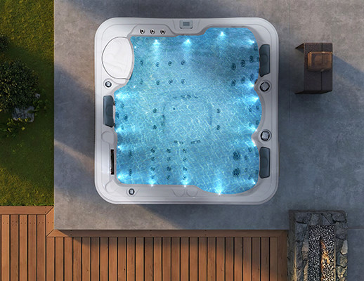 4 personas Baño de baño de masaje portátil de jardín