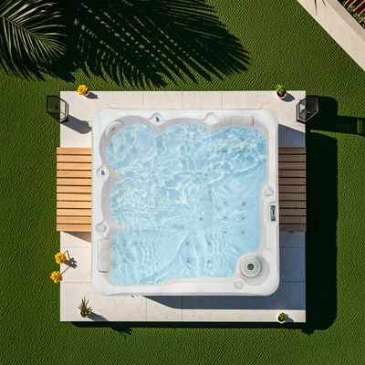 American Aristech Acrylic Hydrotherapy 5 personas bañera de hidromasaje con sistema de control Balboa