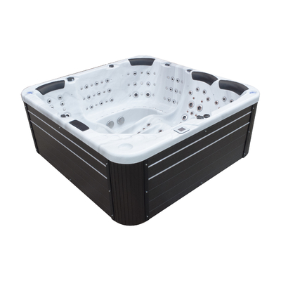 Hidroterapia al aire libre Spa Piscina Aviones de aire Masaje Jacuzzi con luz LED