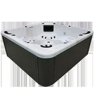 bañera de hidromasaje inteligente independiente para 5 personas con chorros de alto flujo / WiFi / altavoces Bluetooth y sistema Balboa