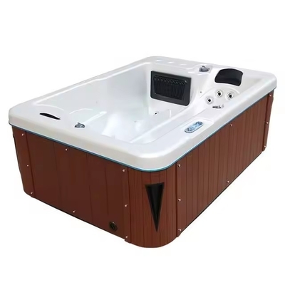 bañeras de jardín con 2 salones para la familia masajes al aire libre piscinas de spa bañeras independientes con luces led