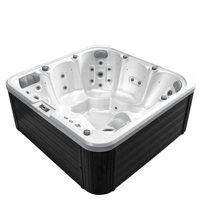 Spa de bañera de hidromasaje acrílica al aire libre Spa al aire libre con jacuzzi personalizado Spa de masaje para 6 personas bañera de hidromasaje con luz led