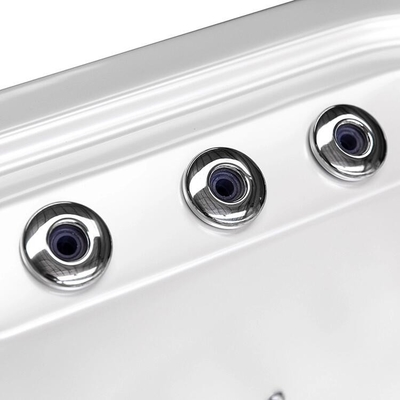 Spa de bañera de hidromasaje acrílica al aire libre Spa al aire libre con jacuzzi personalizado Spa de masaje para 6 personas bañera de hidromasaje con luz led