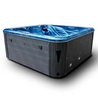 Luxo 6 personas bañeras de hidromasaje para exteriores Piscinas acrílicas con función de masaje Spa de natación para la familia