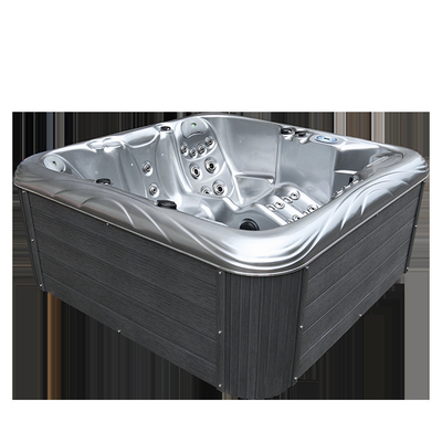 5 personas Piscina de hidroterapia para spa al aire libre bañeras de hidromasaje con chorros de aire jacuzzi bañeras de lujo para villa