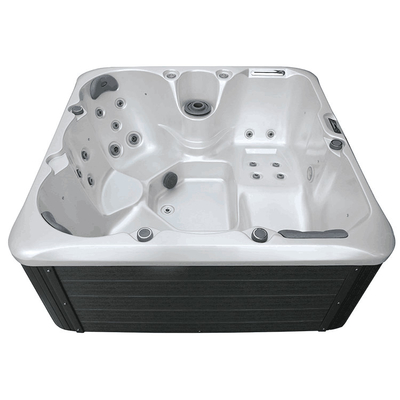 bañera de lujo para 5 personas con bañera de hidromasaje acrílica con altavoz Bluetooth
