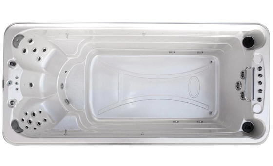 Piscina de baño al aire libre para jardín 5 metros piscina sin fin spa bañera de hidromasaje con función de masaje