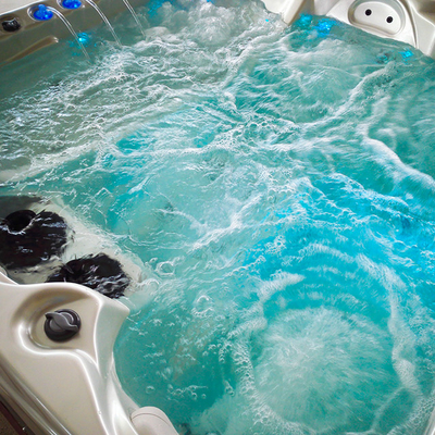 bañeras de lujo de jardín para 4 personas adultas acrílico spas bañera de hidromasaje con función de masaje para exteriores