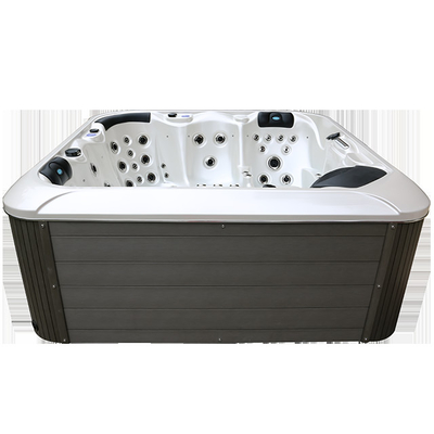 Jardín de 5 asientos de lujo Masaje Spa bañera de baño exterior Jacuzzi Acrílico Spa independiente bañera para villa