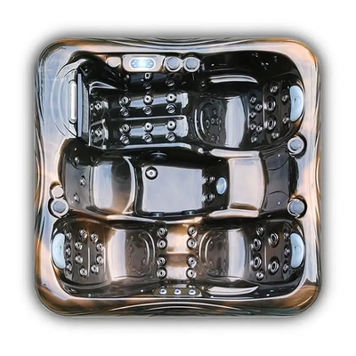4 personas hidroterapia masaje spa bañera de hidromasaje con calefacción de 3 kW y voltaje de 110v / 60Hz
