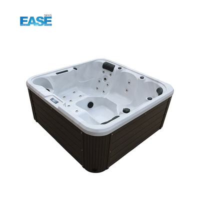 Personal de 5 personas de esquina bañera de hidromasaje con sistema Balboa y cubierta para el interior / exterior remojo y relajación