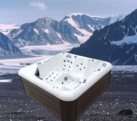 Piscina de spa al aire libre hidroterapia sauna masaje bañera de hidromasaje con sistema de calefacción