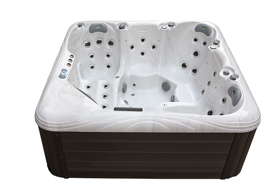 Piscina de spa al aire libre hidroterapia sauna masaje bañera de hidromasaje con sistema de calefacción