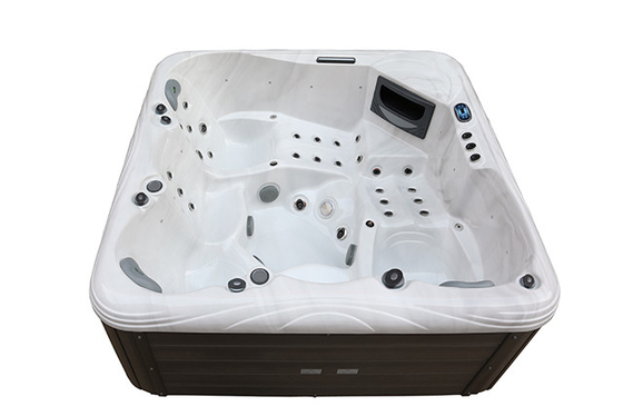 Piscina de spa al aire libre hidroterapia sauna masaje bañera de hidromasaje con sistema de calefacción