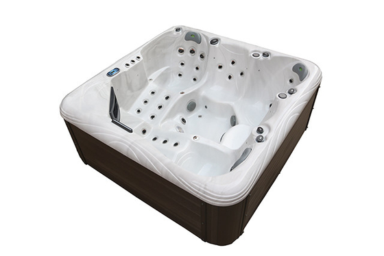 Piscina de spa al aire libre hidroterapia sauna masaje bañera de hidromasaje con sistema de calefacción