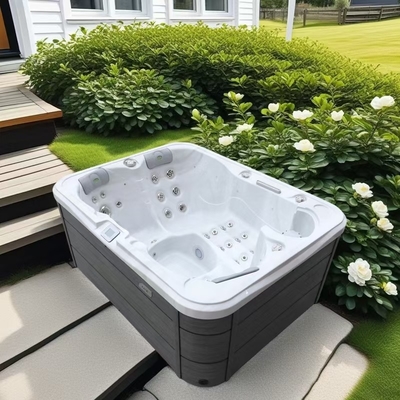 Buena calidad bañera exterior de acrílico hidromasaje piscina de spa sauna bañera de hidromasaje
