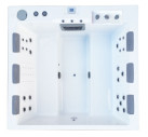 Cubo de masaje acrílico personalizado Piscina familiar SPA Cubo de hidromasaje de ahorro de energía y anticongelante