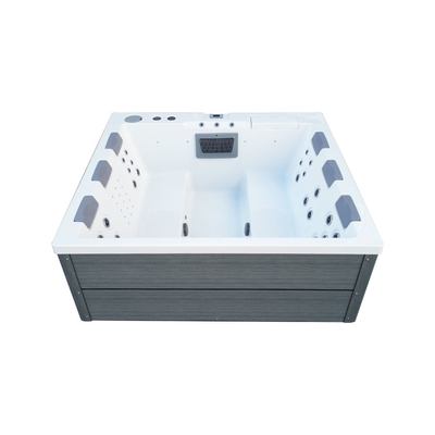 Cubo de masaje acrílico personalizado Piscina familiar SPA Cubo de hidromasaje de ahorro de energía y anticongelante