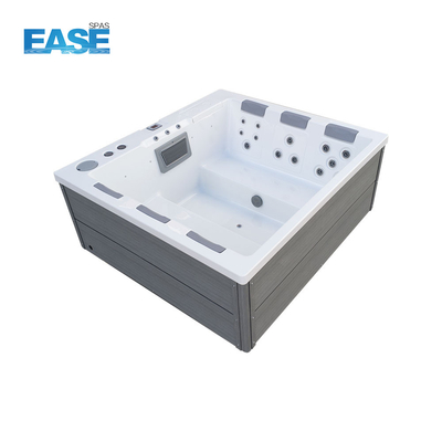 6 Personas Sistema de masaje hidráulico moderno bañeras de hidromasaje SPA Piscina de baño de hidromasaje al aire libre