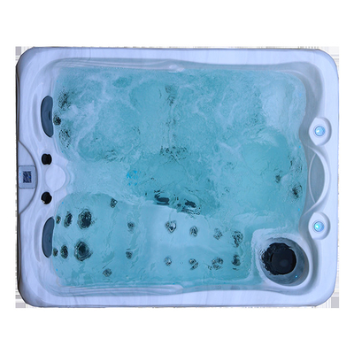 Bañera al aire libre libre tamaño pequeño del balneario de Whirlpool de la tina caliente de 3 personas con el LED