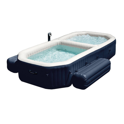 4-6 bañera inflable del balneario del balneario de la persona de la temperatura ajustable inflable de la tina caliente