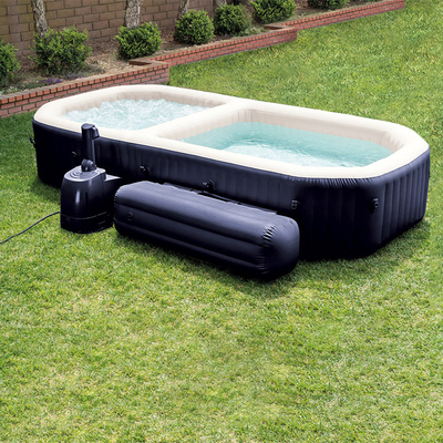 4-6 bañera inflable del balneario del balneario de la persona de la temperatura ajustable inflable de la tina caliente