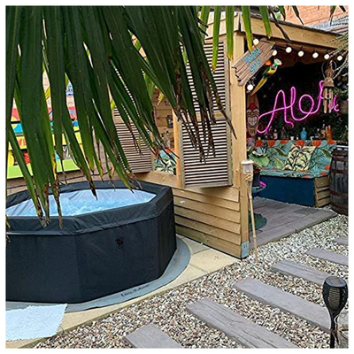 Tina caliente modificada para requisitos particulares del balneario de la persona del logotipo 4 para la tina redonda inflable al aire libre de la piscina del balneario