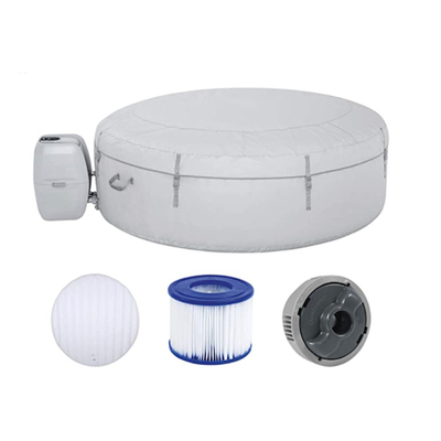 bañera inflable de Whirlpool de la tina caliente del balneario del masaje blanco de los 2.0m