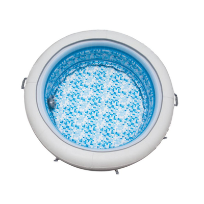 bañera inflable de Whirlpool de la tina caliente del balneario del masaje blanco de los 2.0m