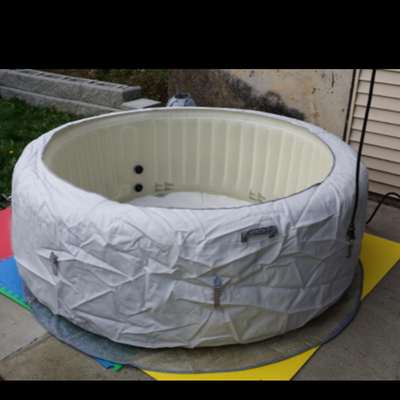 bañera inflable de Whirlpool de la tina caliente del balneario del masaje blanco de los 2.0m