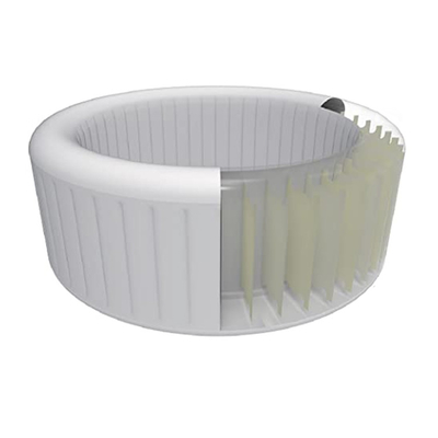 bañera inflable de Whirlpool de la tina caliente del balneario del masaje blanco de los 2.0m