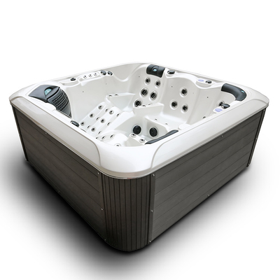 Terapia de masaje acrílico bañera de hidromasaje Spa bañera de hidromasaje para relajación al aire libre 5 personas