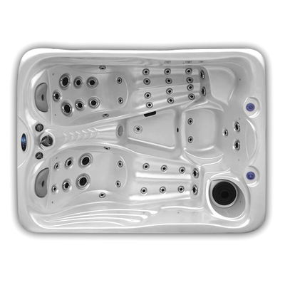 Balneario de la bañera de la tina caliente de Whirlpool del control del balboa de 3 personas pequeño con la luz UV