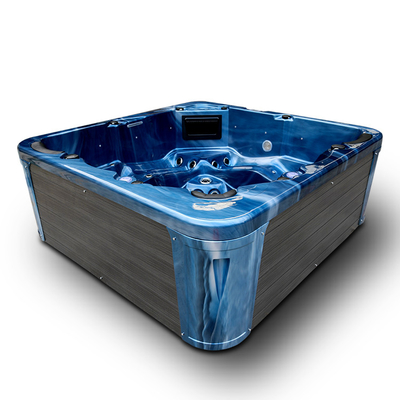 Tina blanca del balneario de Whirlpool de la bañera de las tinas calientes de la perla del sistema de control del balboa para 5 personas