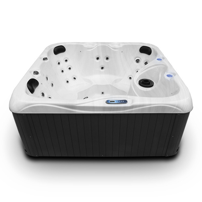Hacia fuera tinas calientes de Whirlpool del masaje de la puerta de los jets de acrílico del aire con la luz llevada subacuática