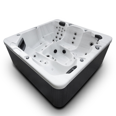 Tina caliente del estilo del aire de los jets de Whirlpool del masaje americano de la bañera con la cascada