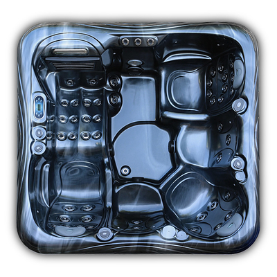 Aristech Acrílico 5 personas bañera de hidromasaje Balboa Control con luz LED