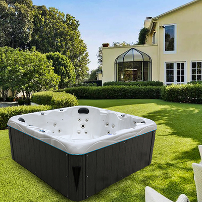 Los asientos al aire libre de la tina caliente 7 del balneario de Whirlpool del jardín ajustan la bañera hidráulica del masaje