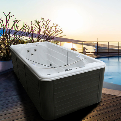 Balneario libre al aire libre de la piscina de la nadada del masaje de Whirlpool del balneario que nada
