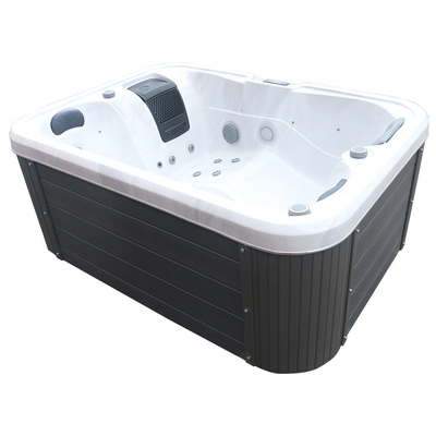 Tina caliente del masaje al aire libre de acrílico de Whirlpool con la luz subacuática del LED