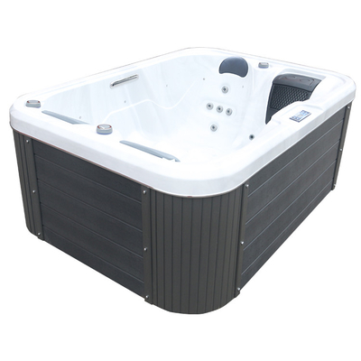 Tina caliente del masaje al aire libre de acrílico de Whirlpool con la luz subacuática del LED